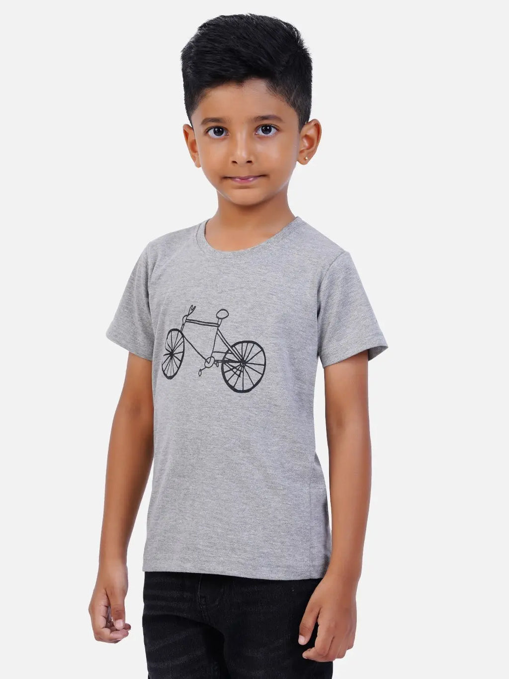 AirGarb kids' t-shirt featuring soft black cotton fabric