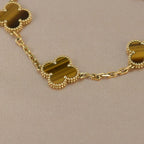 Tiger Eye Clover Bracelet-3